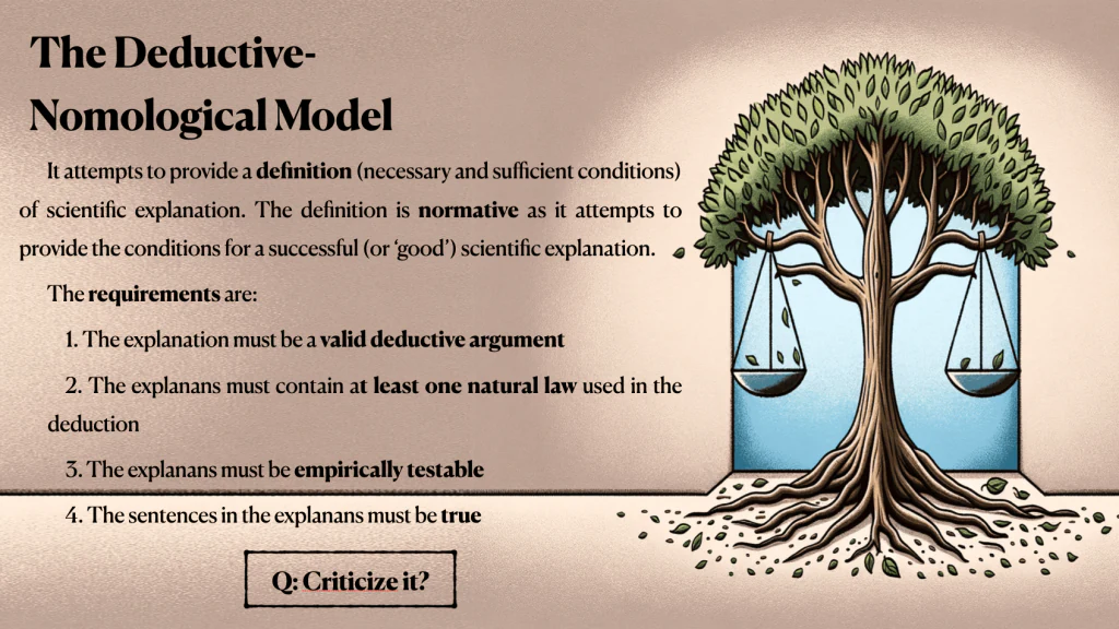 Lecture slides: Scientific Explanations