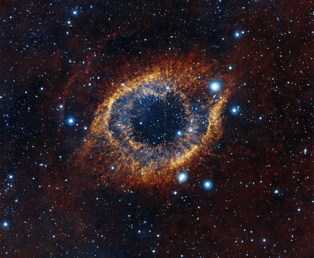 A richly detailed nebula against a field of stars